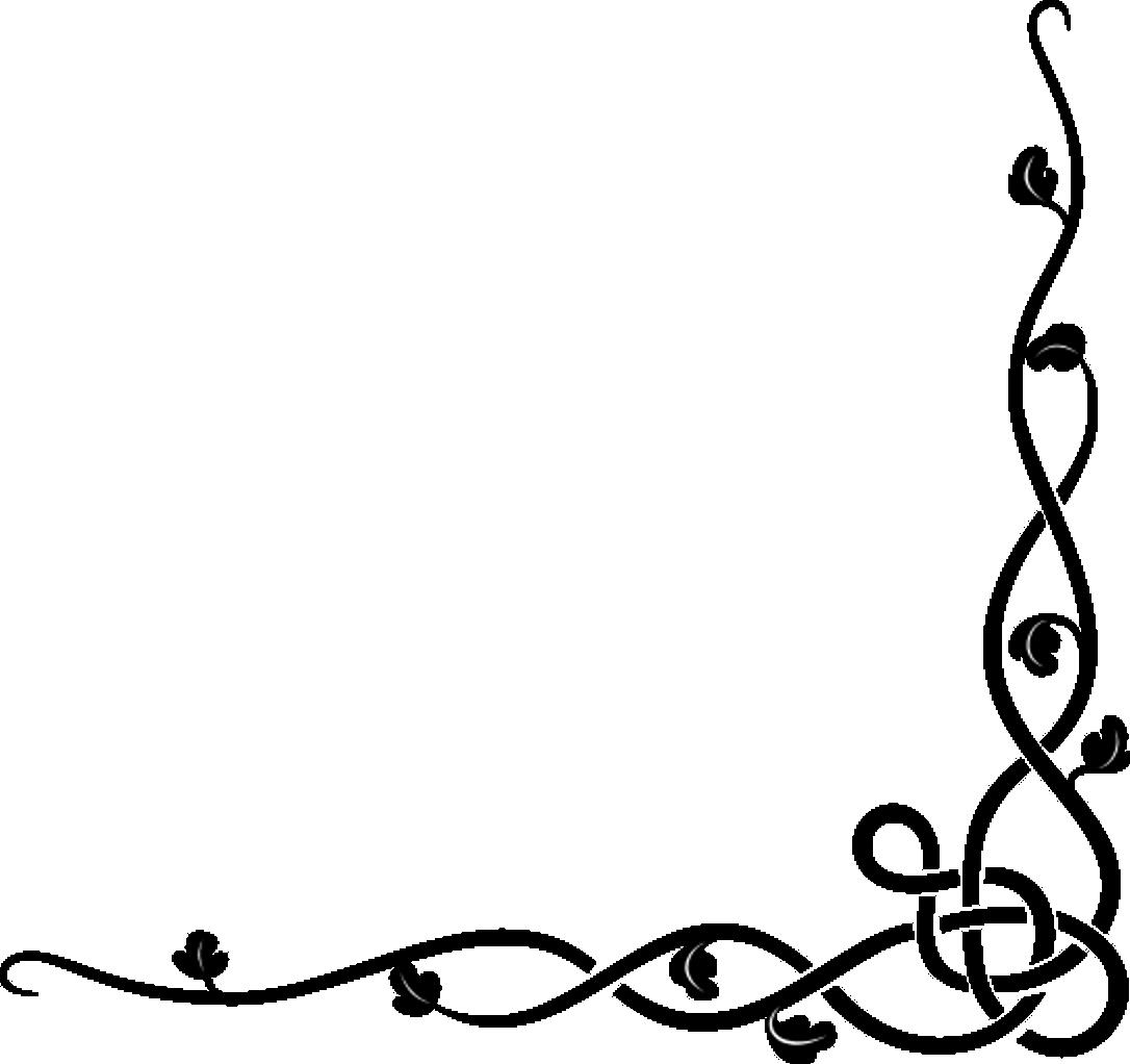 44+ Rose Corner Border Clipart