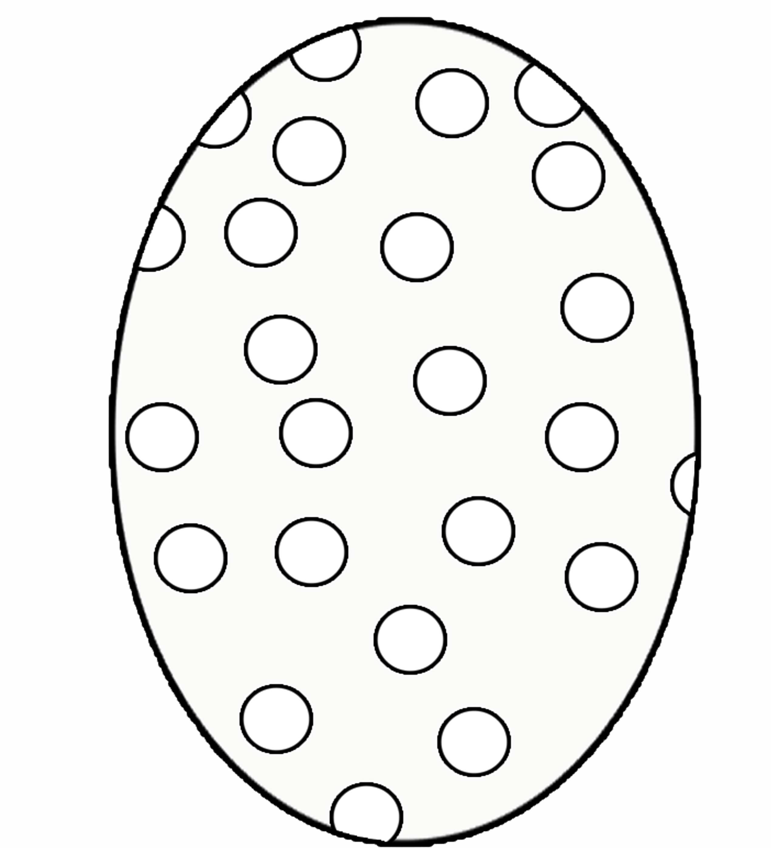 Easter Egg Template, Images, Pictures Free Download | Happy ...
