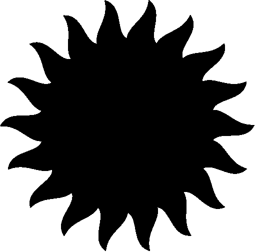 Happy Sun Clipart Black And White - Free Clipart ...
