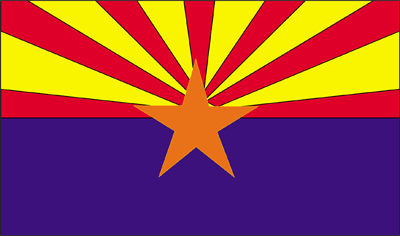 arizona flag and description and arizona seal