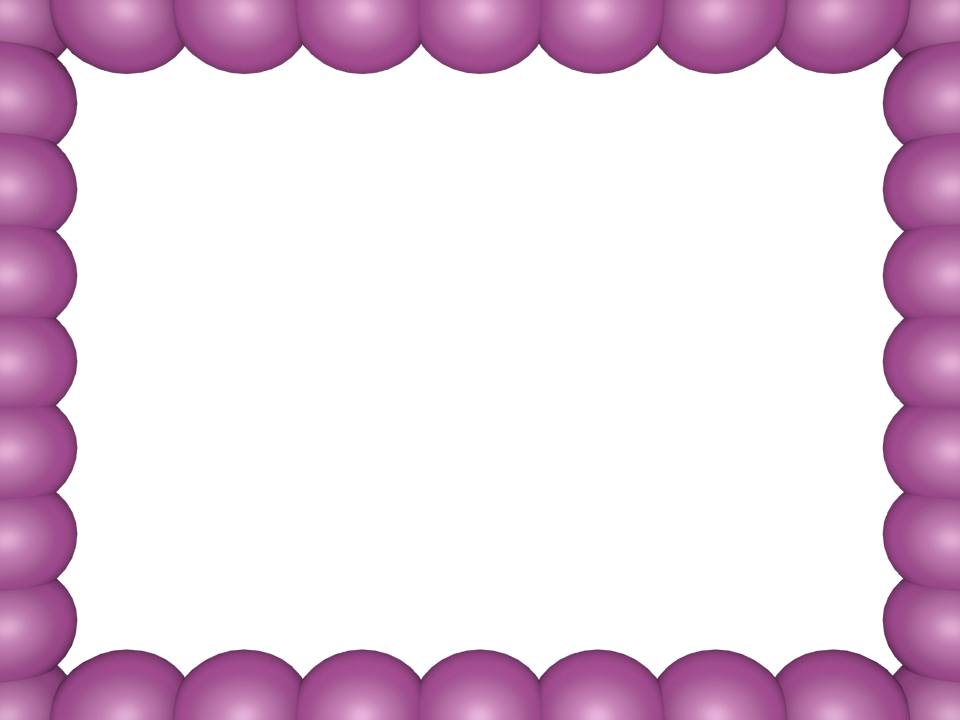 Purple Flower Border