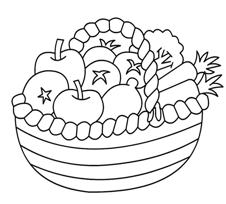 buah-buahan Colouring Pages