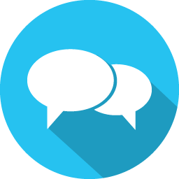 Chat 2 Icon | 100 Flat Vol. 2 Iconset | GraphicLoads