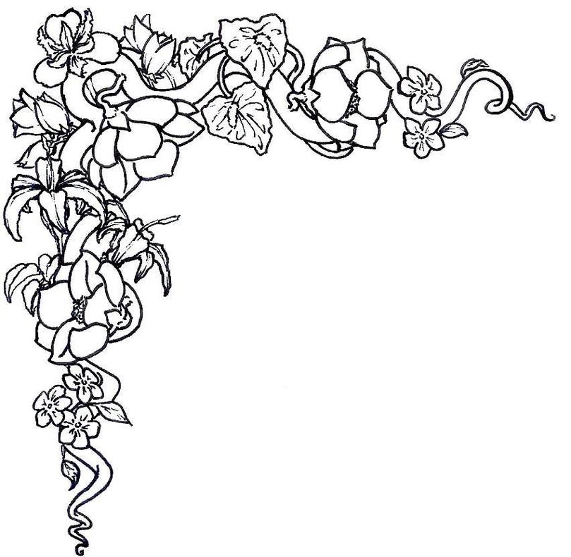 Black And White Page Borders Clipart - Free to use Clip Art Resource