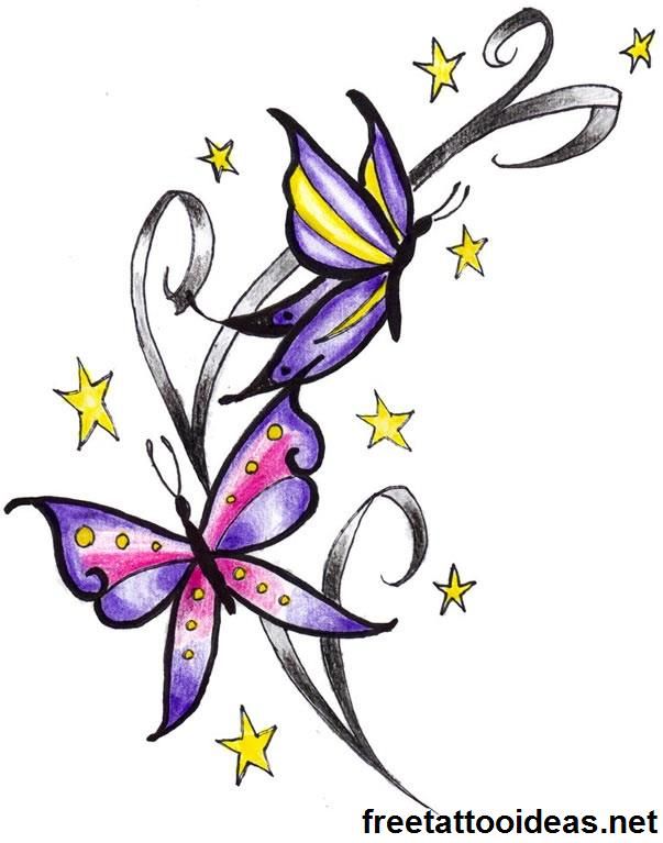 1000+ images about Tattoos | Star tattoos, Initials ...