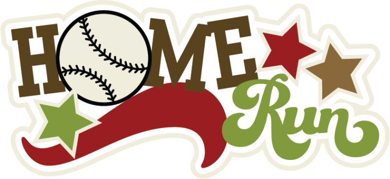 Home Run Clipart