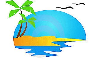 Clipart Beach - Tumundografico