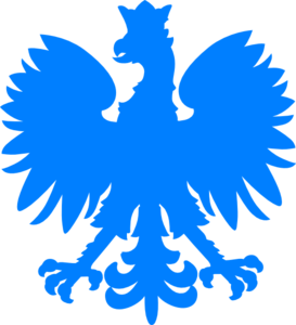 Purple Polish Eagle clip art - vector clip art online, royalty ...