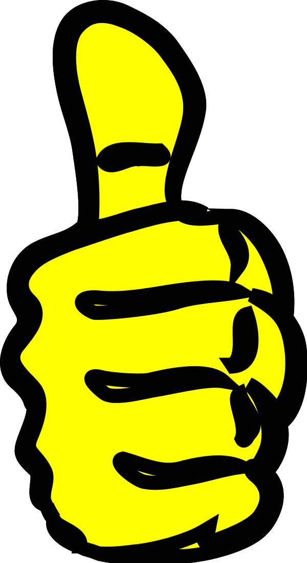 Thumbs Up Vector Clip Art · Large Medium Thumb