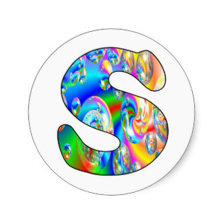 Bubble Letter Stickers, Bubble Letter Sticker Designs