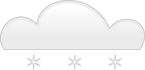 Snow clip art Free Vector