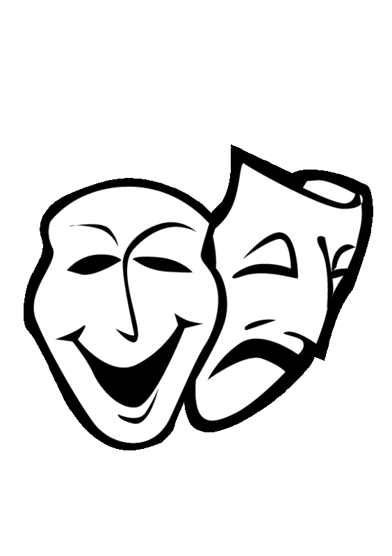 Free Printable Drama Masks - ClipArt Best