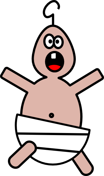 Baby clip art Free Vector