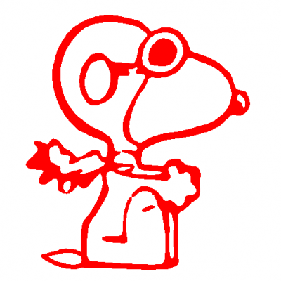 Snoopy Baron vinyl decals, Snoopy Baron Car Decals, Snoopy Baron ...