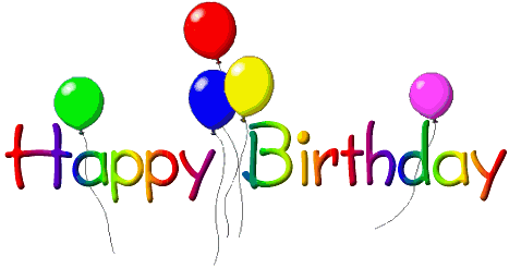 Happy Birthday Text Banner Gif and Png | Download Free Word, Excel ...