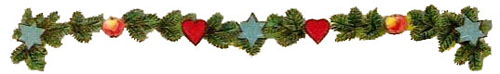 Vertical / Horizontal Christmas Clipart Borders