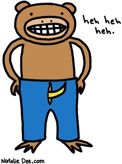 Comic by Natalie Dee: oh monkey youre so funny | NATALIE-DEE ...