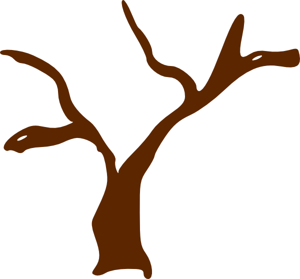 Bare Tree Trunk Clipart