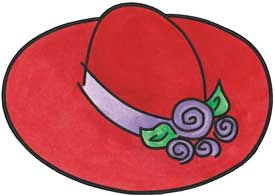 Red Hat Friends Clipart