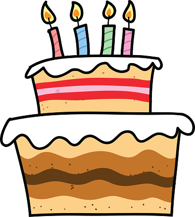 Birthday Cake Clip Art, Vector Images & Illustrations
