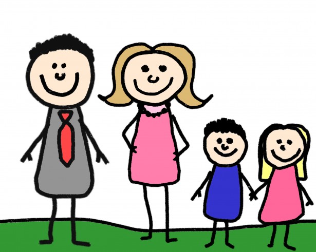 Stick Figure Family Of 4 | Free Download Clip Art | Free Clip Art ...