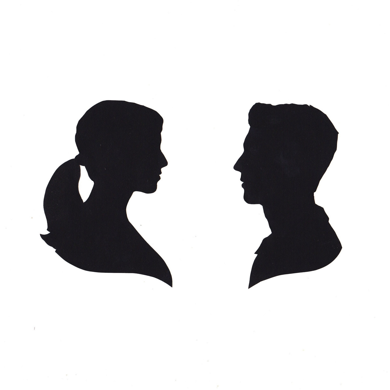 Side head profile clipart