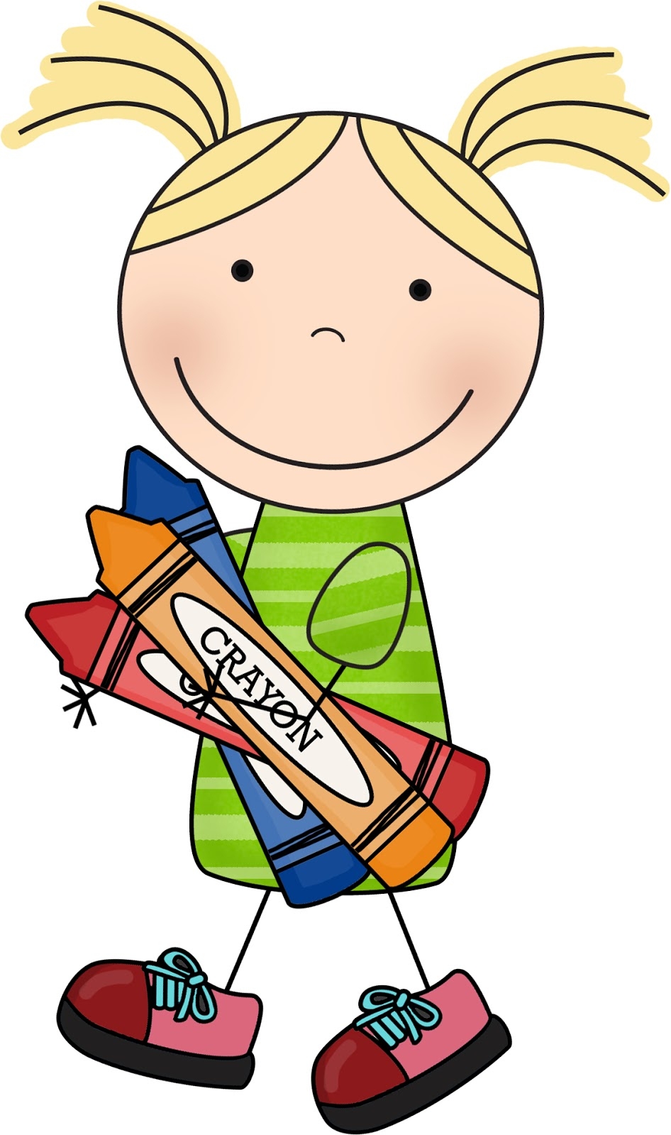 Cute Kid Clipart For School