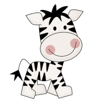 Free clipart zebra head cartoon