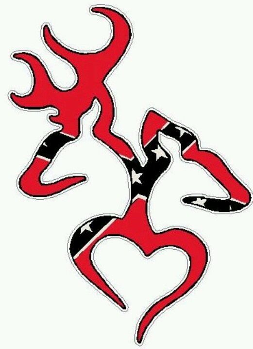 Confederate flag Browning symbol heart | Tattoos | Pinterest ...
