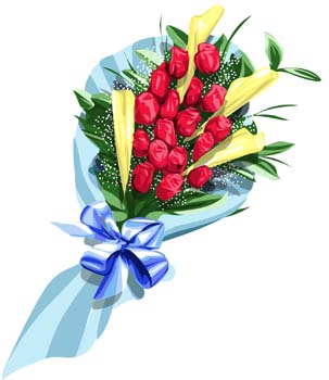 Bouquet of flower 10, vector file - 365PSD.com