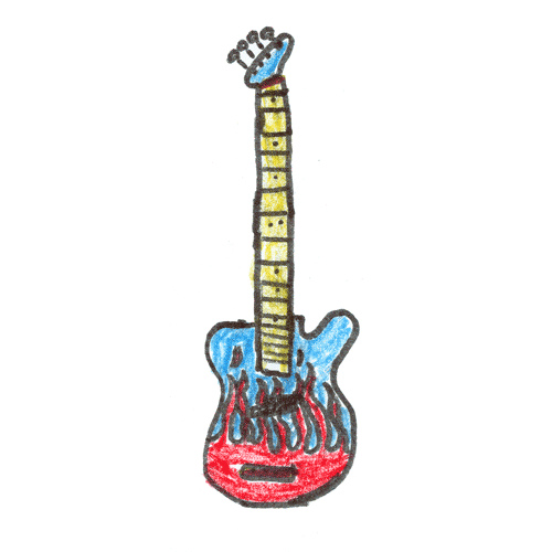 Guitar Draw - ClipArt Best
