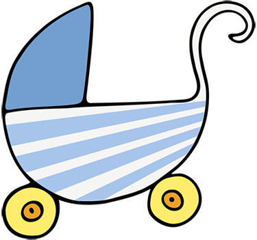 Baby crib clipart free
