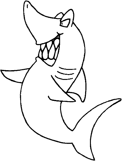 Coloring Pages Of Shark Teeth - ClipArt Best