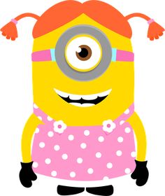 Girl minion clipart