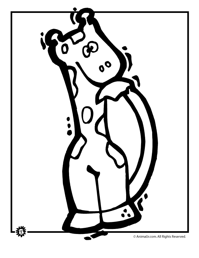 Baby Giraffe Coloring Pages - AZ Coloring Pages