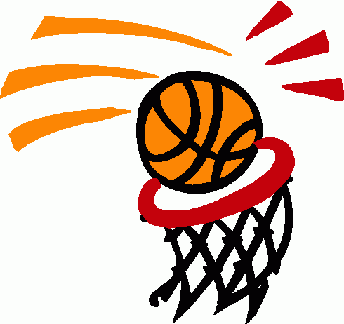 Cartoon basketball clipart