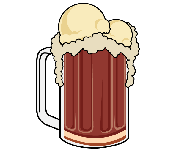 Root Beer Float Clipart