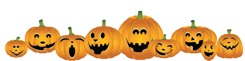 Fall Pumpkin Borders Clipart