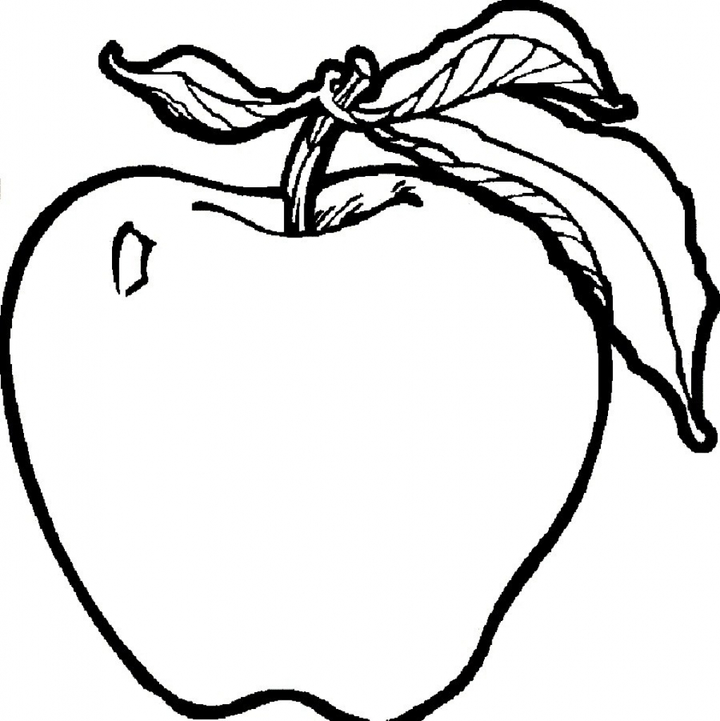 The Cool Coloring Page Of Apple - domaine-patrick-hudelot