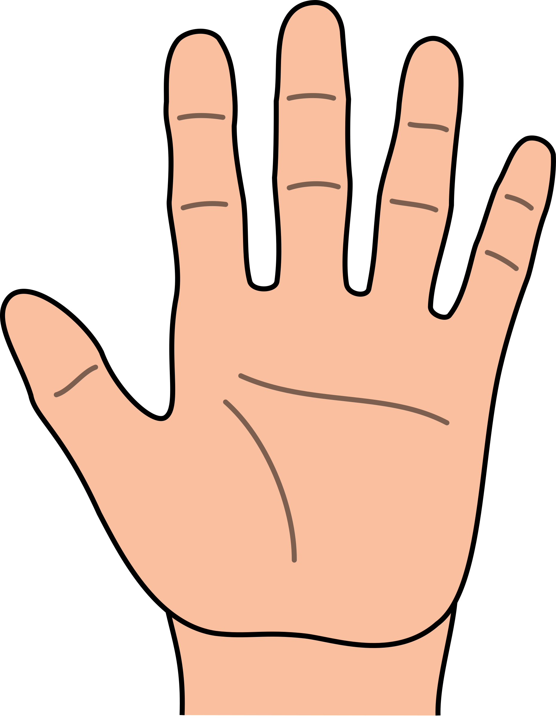 Hand Outline – Gclipart.com