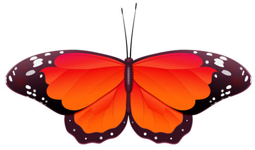 Wedding, Red butterfly and Clip art