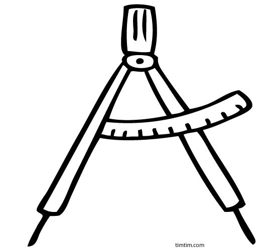 Compas - Dibujalia - Dibujos para colorear - Elementos y Objetos ...