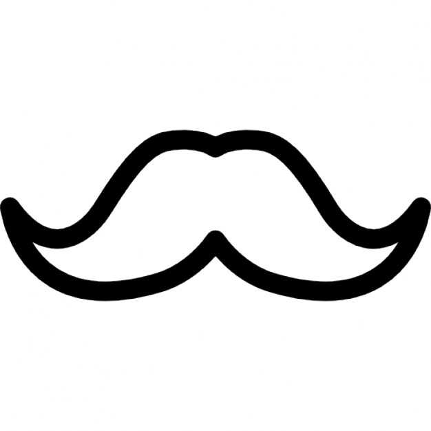 Moustache Outline Vectors, Photos and PSD files | Free Download