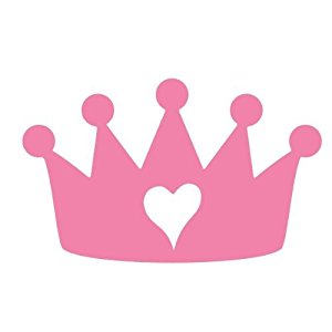 Amazon.com: My Wonderful Walls Princess Crown Wall Stencil: Home ...