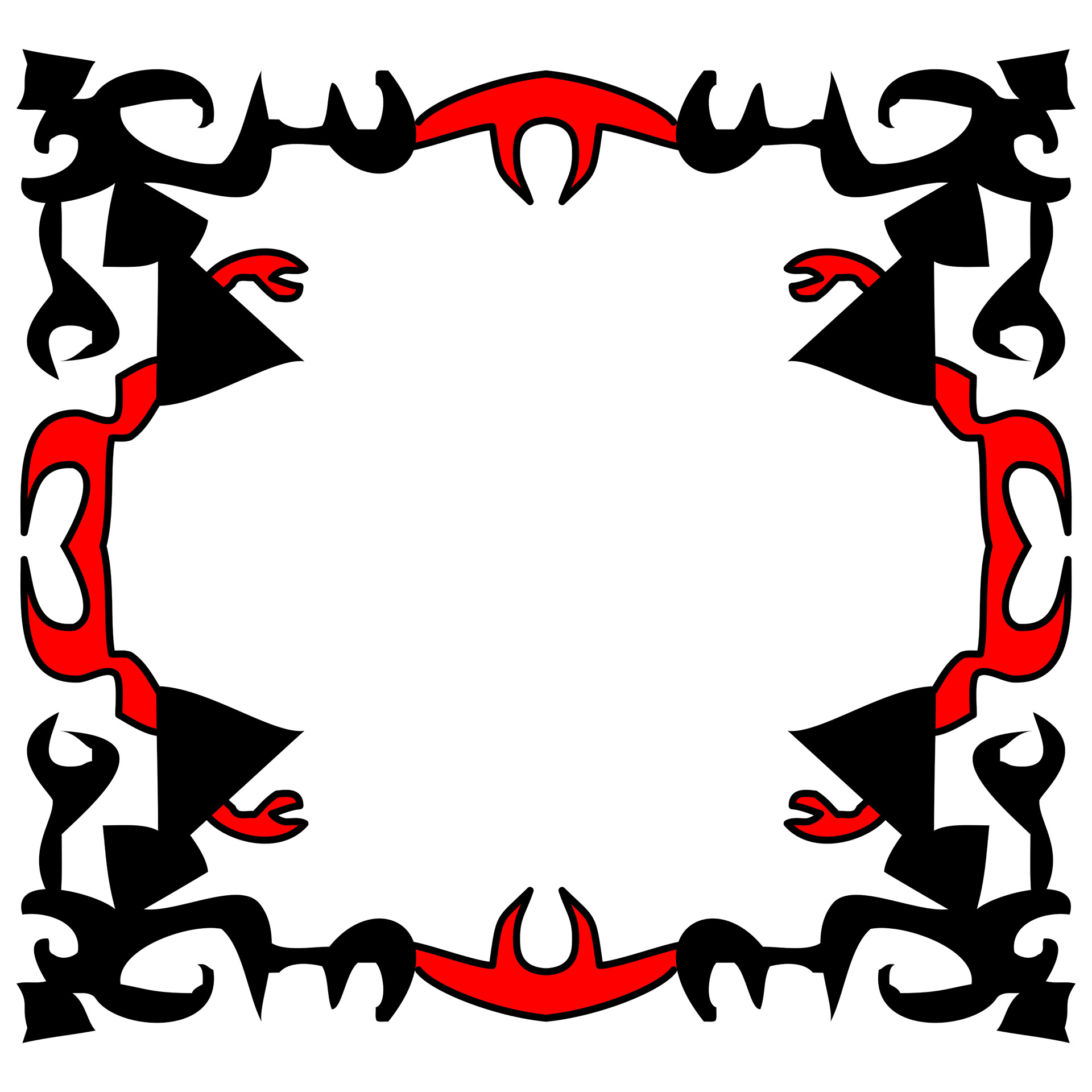 Red Black Frame Free Stock Photo - Public Domain Pictures