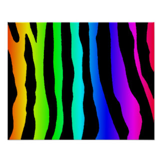 Zebra Stripes Posters | Zazzle