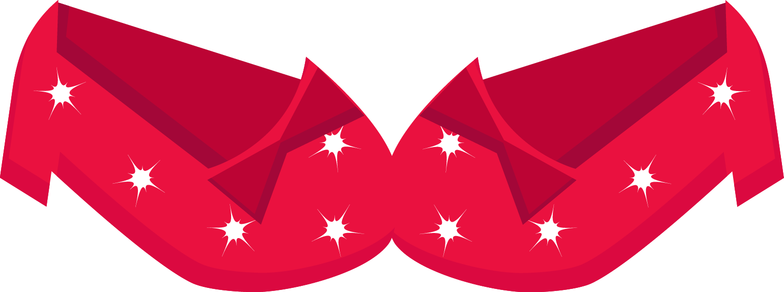 Dorothy's Red Slippers Clipart