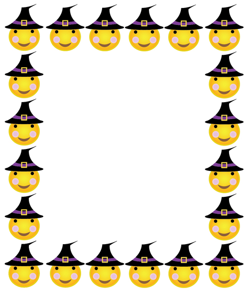Halloween happy face border | Free stock photos - Rgbstock -Free ...