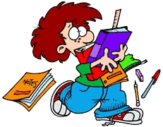Funny school supplies clipart - ClipartFox