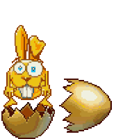 Easter Bunny Egg Opens Jumping Animated Gif Animation Pictures ...